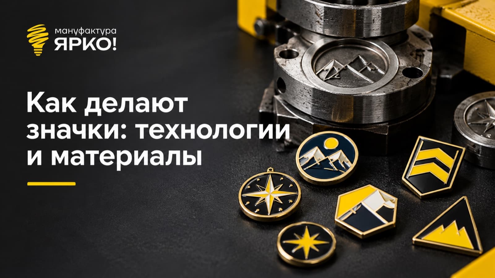 Как делают значки: литьё, штамповка и готовые значки на производстве